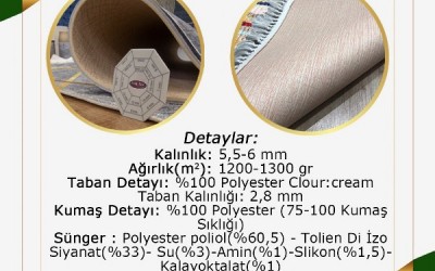 PVC (suni- deri) Taban